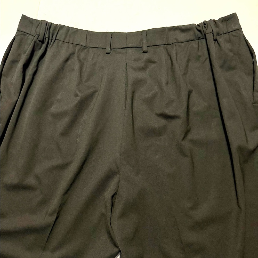 Lafayette 148 Clinton Black Ankle Pants Size 20W Light Wool Straight Leg - Picture 7 of 15